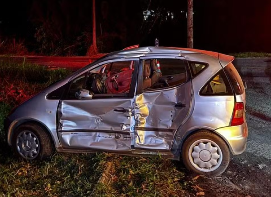 Idoso de 91 anos fica gravemente ferido em acidente na MG-353, em Coronel Pacheco