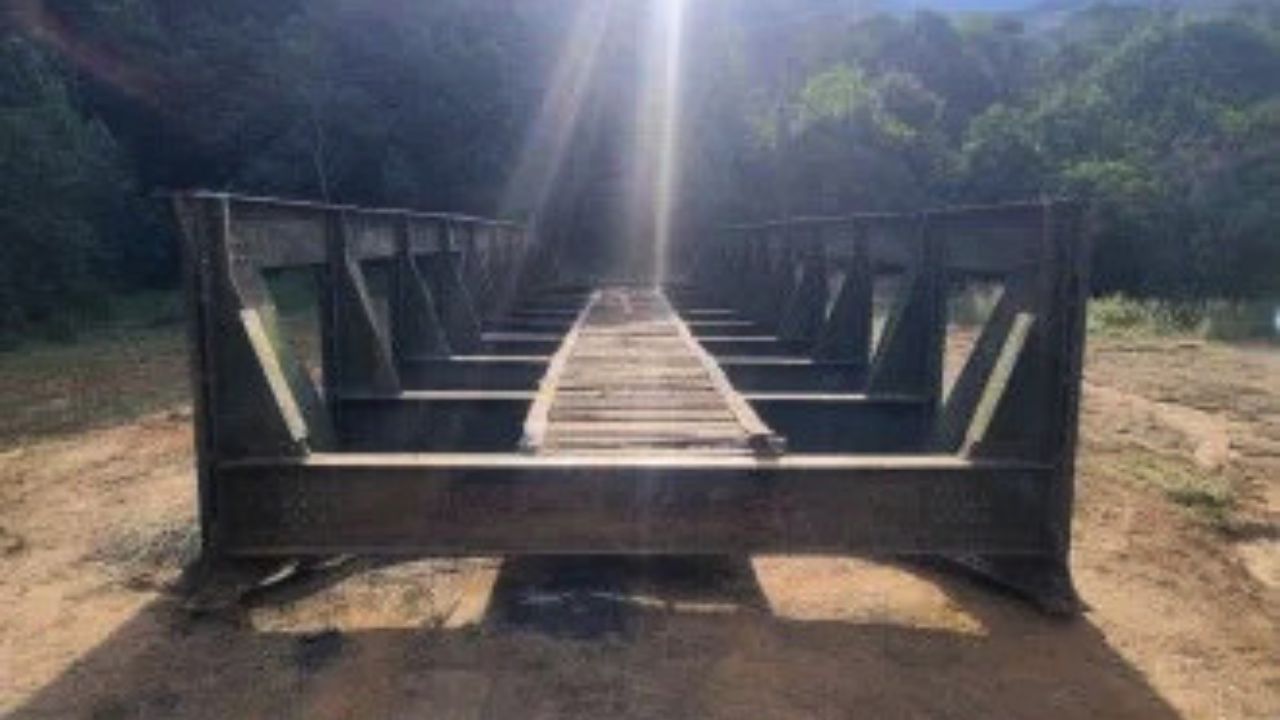 Ponte histórica furtada em Prados é localizada a 180 quilômetros do município