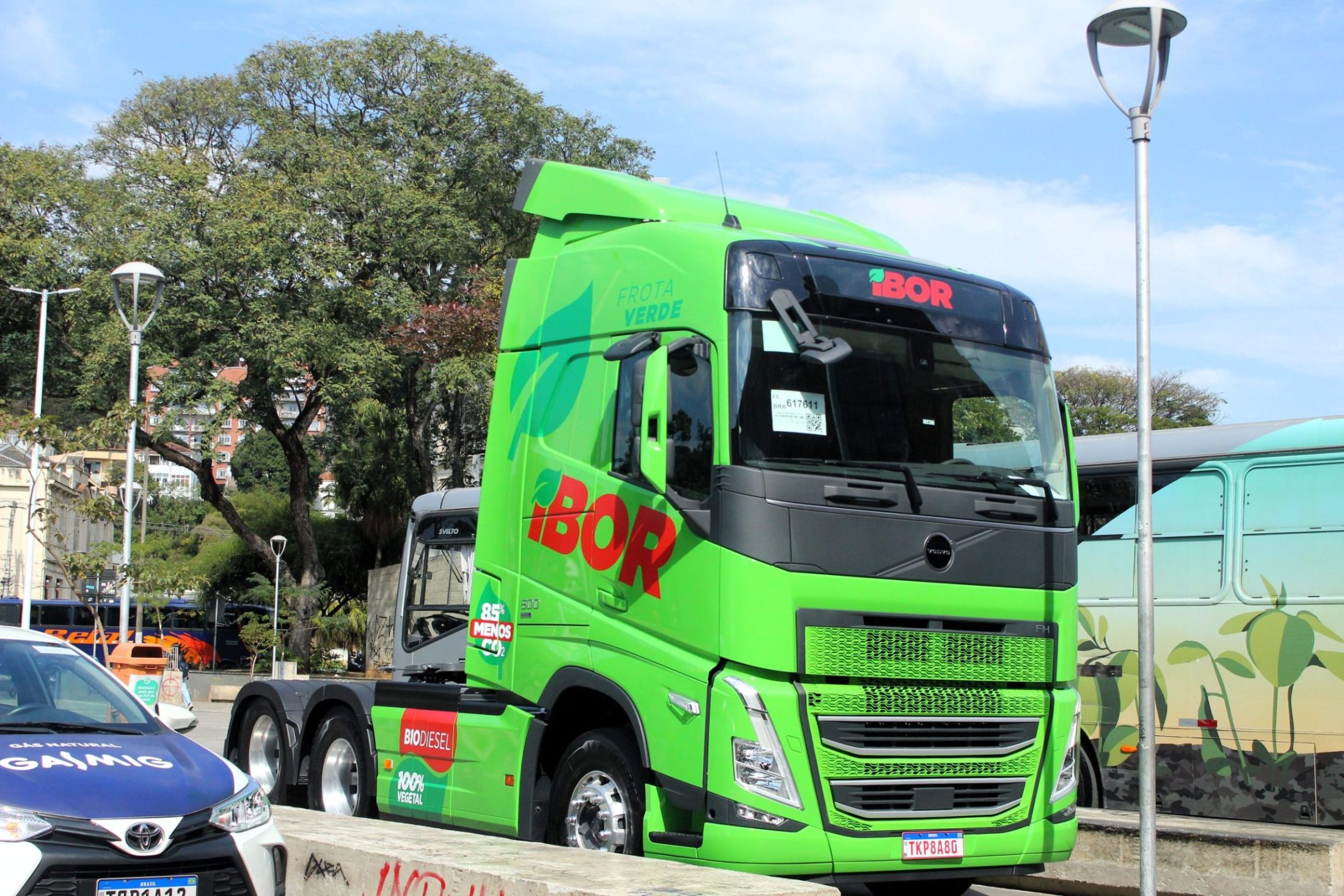 caminhão movido a biodiesel da ibor transporte rodoviário - por joão gabriel