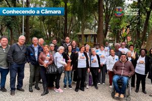 Conheça a Câmara – Membros do Câmara Sênior fazem visita guiada ao Palácio Barbosa Lima