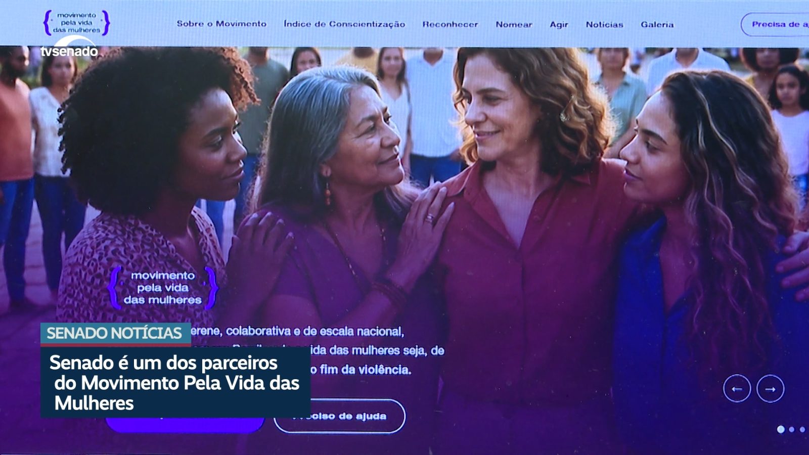 Senado participa do Movimento Pela Vida das Mulheres — Imagem: Agencia Senado
