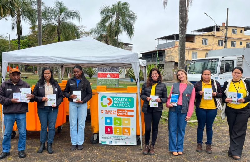 Lixo Zero na Minha Praça leva ações de reciclagem e conscientização ao bairro Industrial