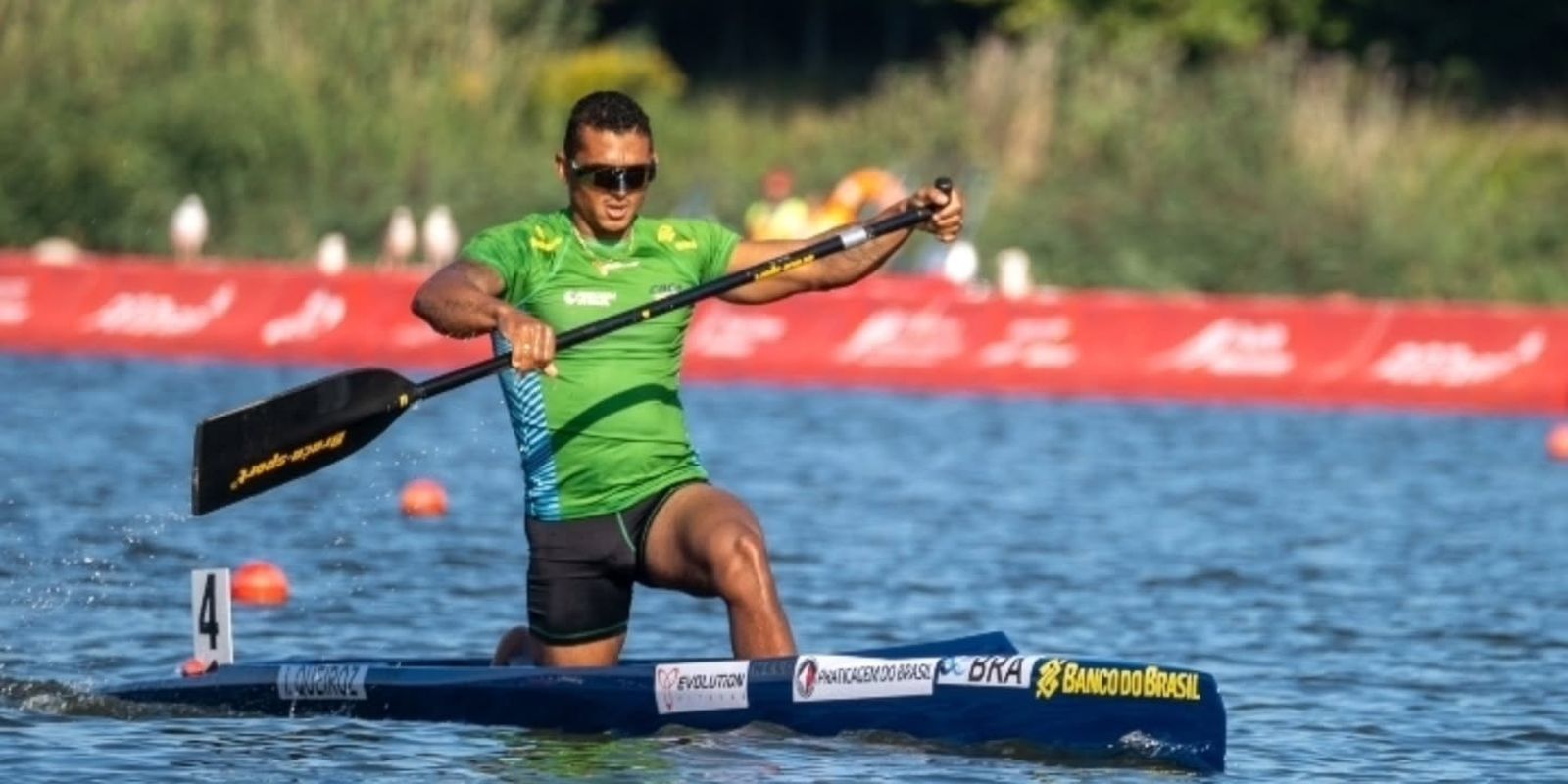 Isaquias Queiroz fica longe do pódio do Mundial de canoagem na Polônia — Imagem: Agencia Brasil