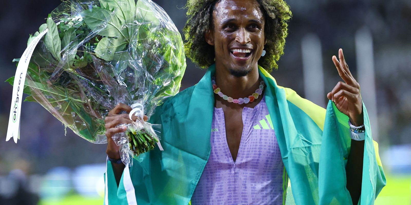 Alison dos Santos conquista o título da Liga Diamante pela 3ª vez — Imagem: Agencia Brasil