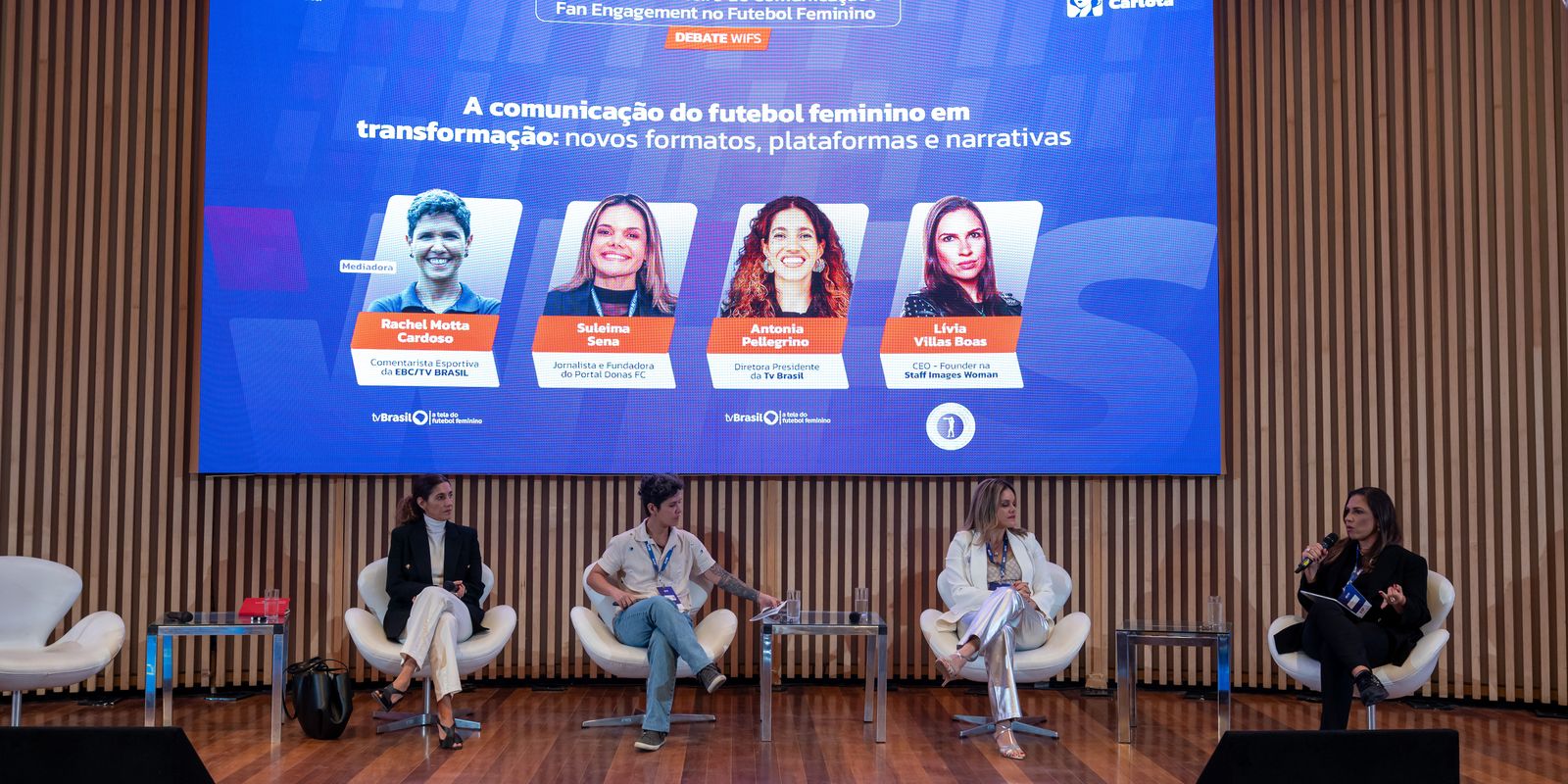 Apoiado pela EBC, evento debate desenvolvimento do futebol feminino — Imagem: Agencia Brasil