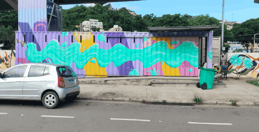 Aquabox passa por manutenção para garantir atendimento à população em situação de rua — Imagem: Prefeitura de Juiz de Fora