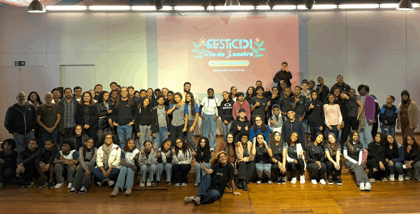 Estudantes da Rede Municipal produzem e exibem minidocumentários no Festicidi — Imagem: Prefeitura de Juiz de Fora