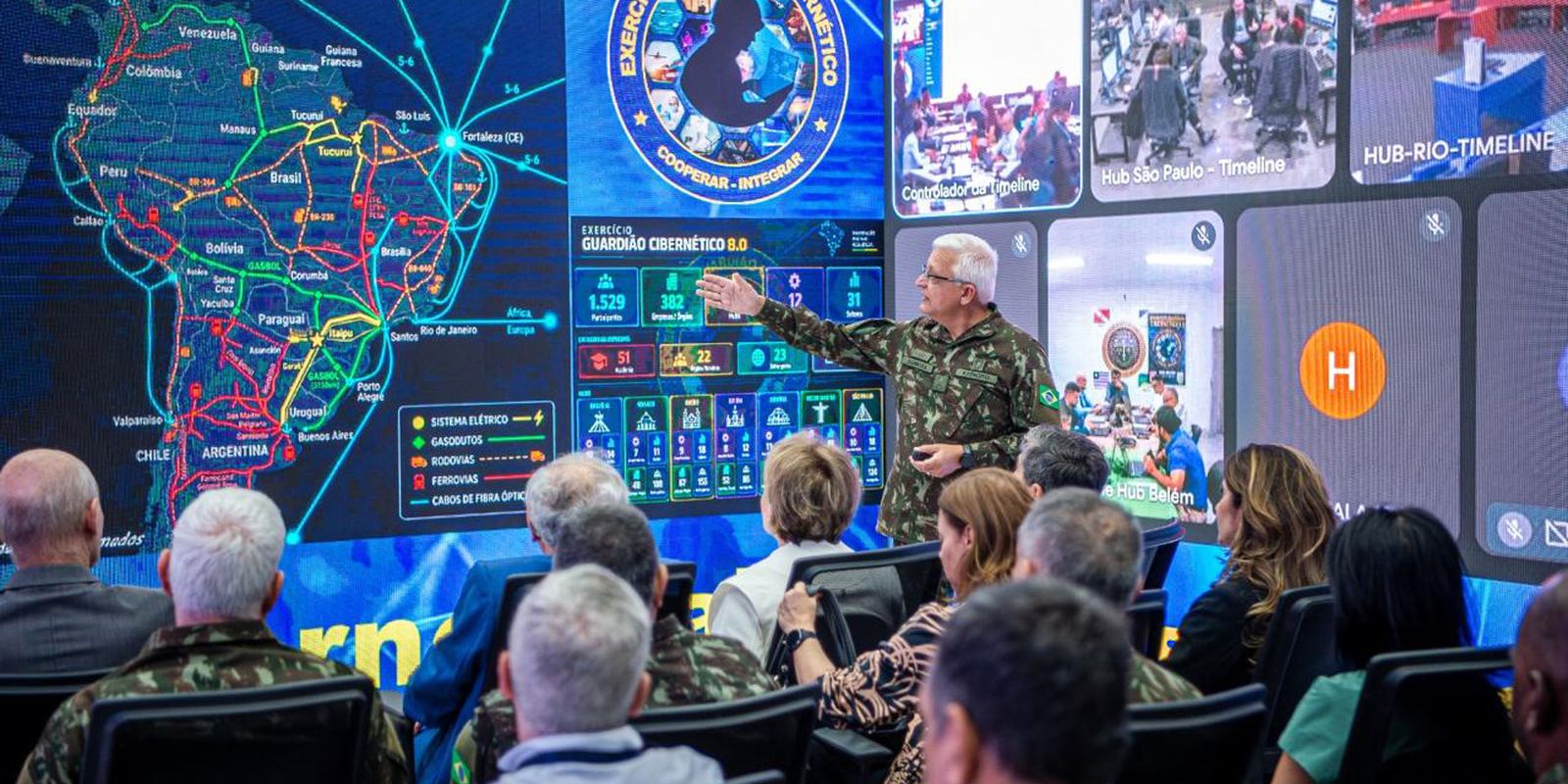 Exército simula defesa cibernética no Brasil às vésperas da eleição — Imagem: Agencia Brasil