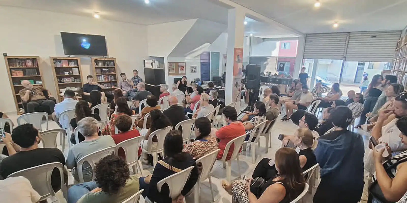 Livraria transforma vida cultural de pequeno município de São Paulo — Imagem: Agencia Brasil