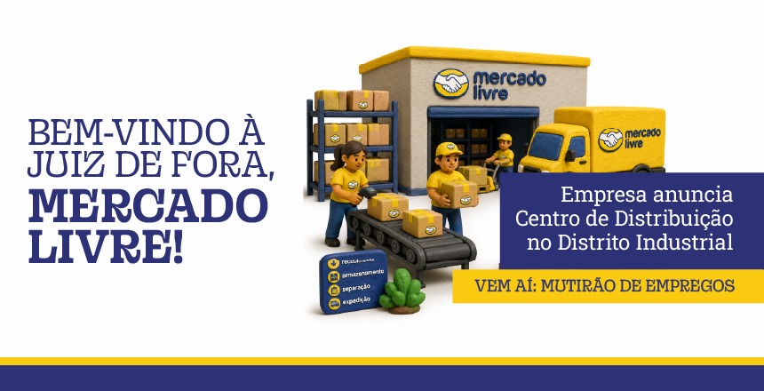 Mutirão do Mercado Livre em parceria com a Prefeitura oferece salário de até R$ 2,4 mil e benefícios — Imagem: Prefeitura de Juiz de Fora