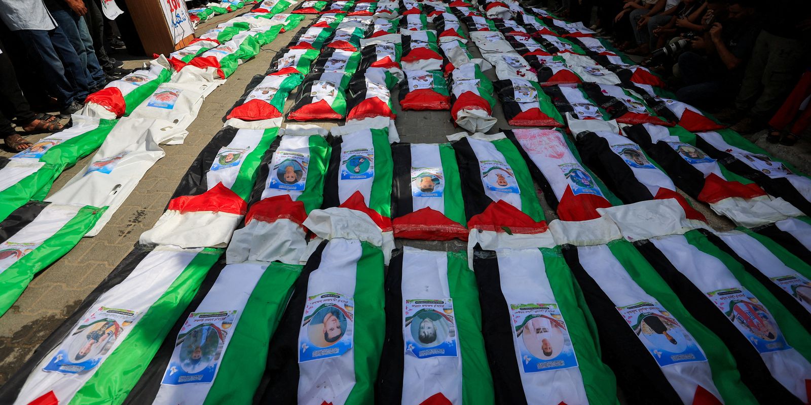 Oriente Médio: Gaza enterra 100 corpos recuperados nos últimos dias — Imagem: Agencia Brasil