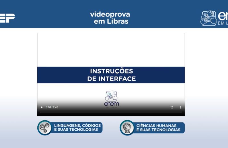 Plataforma Enem Libras ganha atualização com provas de 2017 a 2025