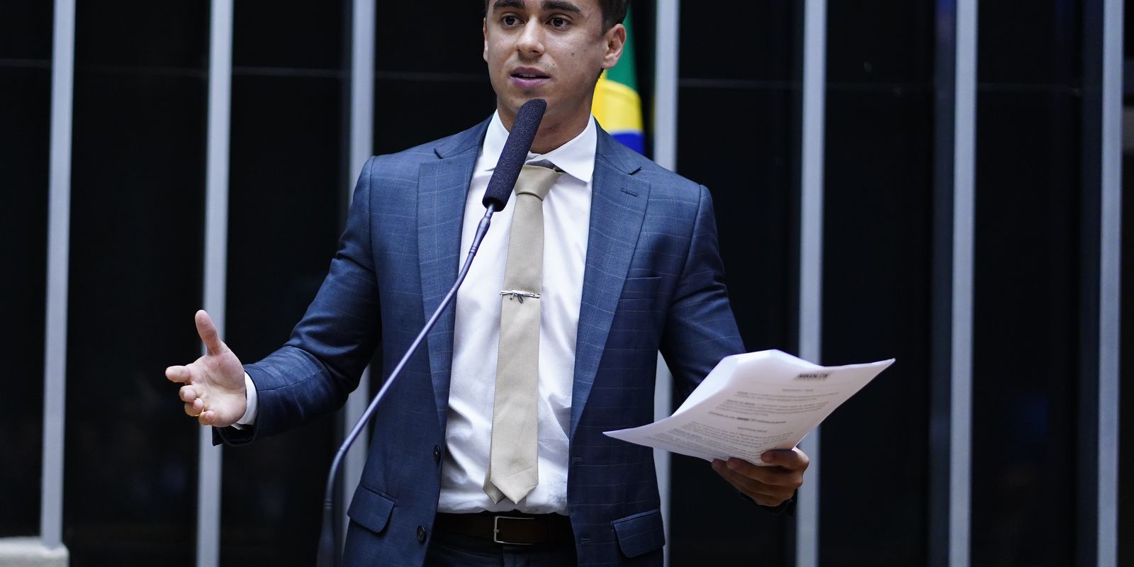 TSE manda Nikolas retirar postagem com desinformação sobre Lula — Imagem: Agencia Brasil