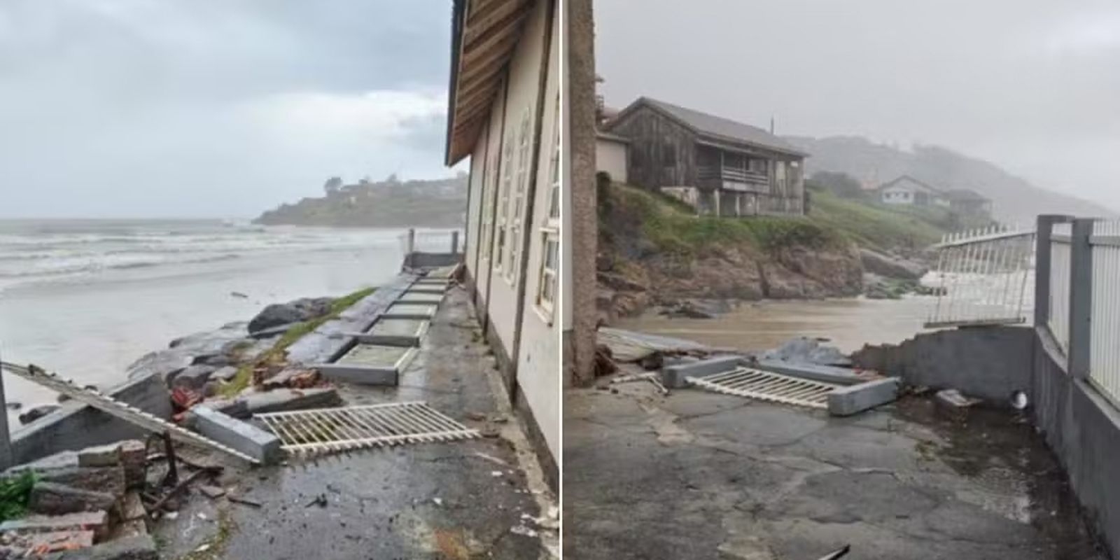 Tsunami meteorológico: entenda o evento raro e rápido que atingiu SC — Imagem: Agencia Brasil