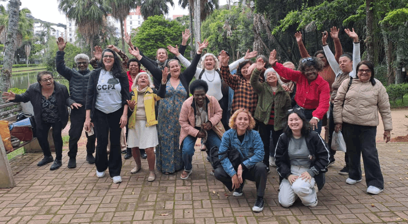 Educatur promove oficina para idosos nos jardins do Museu Mariano Procópio